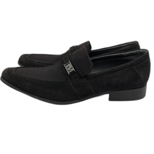 Calvin Klein Men's Charcoal Gray Slip On Dress Shoes 10.5 Bartley Unworn